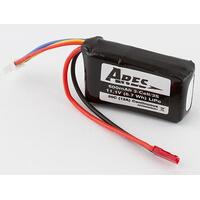 ARES AZSB6003S20J 600MAH 3-CELL/3S 11.IV 20C LIPO BATTERY. JST CONNECTOR: P