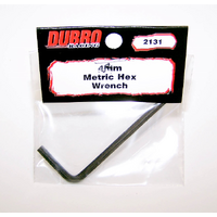 ###DUBRO 2131 4mm Metric Hex Wrench (1 Pc Per Pack)(DISCONTINUED)