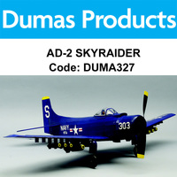 DUMAS 327 AD-2 SKYRAIDER 30 INCH WINGSPAN RUBBER POWERED