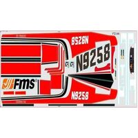 Sticker Cessna 182 (AT Red)