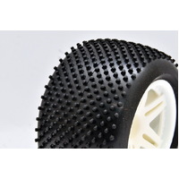 TT truck tyres mounted w/rims (4PCE)