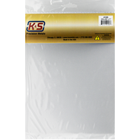 K&S 1308 .015INX8.5INX11IN CLEAR PLASTIC (2 SHEETS PER BAG)