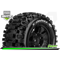  MFT - X-UPHILL - X-Maxx Serie Tire Set - Mounted - Sport - Black Wheels - Hex 24mm 