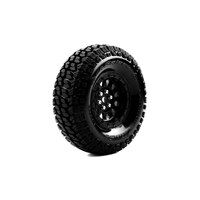 CR-Griffin Super Soft Crawler Tyre 1.9" class tyre 12mm hex Chrome Black