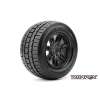 Trigger Black wheel with 0 offset 17mm hex mounted