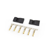 JR connector Male Gold plated terminals 2sets/bag