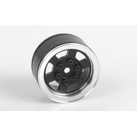 Six-Spoke 1.55" Single Internal Beadlock Wheel (Black)