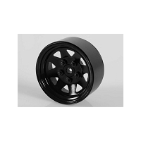 5 Lug Wagon 1.9" Single Steel Stamped Beadlock Wheel (Black)