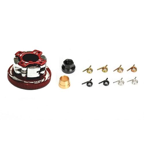 4 Shoe Clutches Combo Set:4 Shoe Clutches +1.0mm Spring(3 types of Springs)+Clutch Nut+Clutch Spring Bush*4+Clutch Plate+34mmFlywheel(Black)
