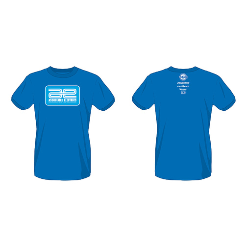 Associated Electrics Logo T-Shirt, blue, XL