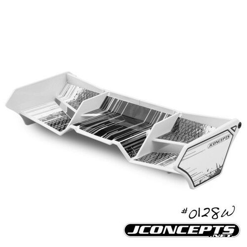Finnisher - 1/8th buggy / truck wing, w/gurney options (white)