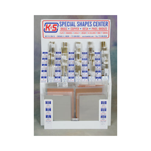 K&S 5500 SMALL STRUCTURAL SHAPES ASSORTMENT WITH DISPLAY