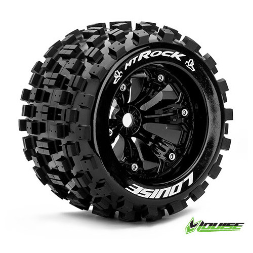 MT-ROCK 3.8in. Black 1/2 offset Tyre/Whe