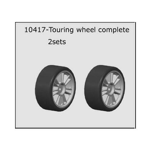 White Touring Wheels, 2pce (FTX-FAST0092B)