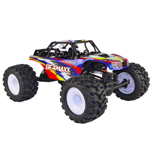BF4MAXX brushless MT RTR w/60A ESC/3650 motor/7.4V 3250mah lipo/ 2.4GHz/  W/O charger, roll cage, no lights