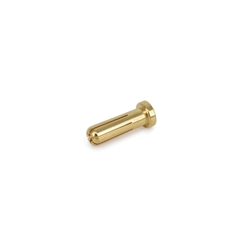 5.0mm gold plated connector Male 2pcs