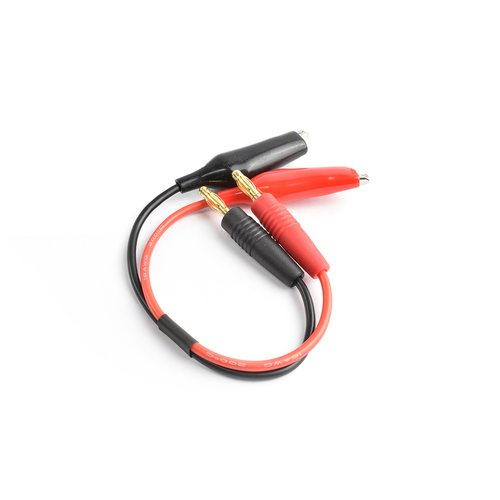 Clip to 4.0mm connector charging cable          16AWG 15cm silicone wire 