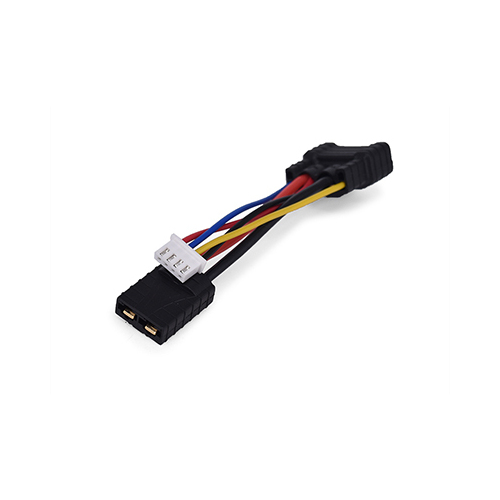 TRX ID Compatible LiPo Battery Adapter with 2S/ 3S Balance Port - 5cm 14 AWG silicone wire /22AWG pvc wire