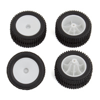 RC28T Wheels and Tires, mounted