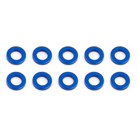 Ballstud Washers, 5.5x3.0x1.0 mm, blue aluminum