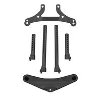 RC10TC8 FRONT BUMPER AND BODY POST SET