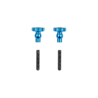 RC10 4WD TEAM Car Aluminum Chassis Stiffener Thumb Screws, Blue