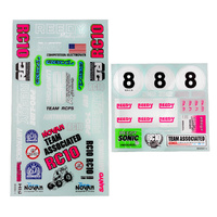 RC10 BK Decal Sheet