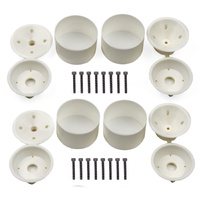 RC10GT Front And Rear 3-Piece Wheels, Wide
