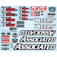 #### RC8B3.2 Decal Sheet