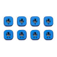 RC10F6 FT Camber Bushings, blue aluminum