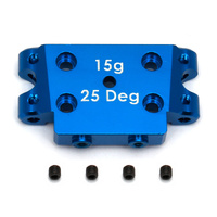####FT Aluminum Bulkhead, 25 deg, blue