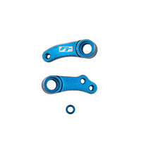RC10B84 FT Aluminum Steering Bellcranks, Blue