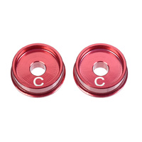 Team Corally - Alum. Lower Arm Cap SSX-12 - C - 2.0mm - 2 Pcs