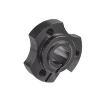 Team Corally - Spur Gear Holder - Solid Axle - Aluminium - Black - 1 Pc