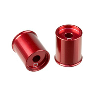 Team Corally - Alum. Lower Arm Cap SSX-10 - D - -3mm - 2 Pcs