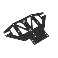 Team Corally - Front Lower Suspension Plate SSX-8R - 3K Carbon - spherical ball (2) included - 1 Pc