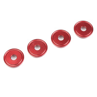 Team Corally - Aluminum Flex Washer - 4 Pcs
