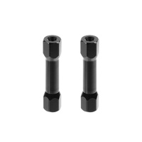 Team Corally - ESC Plate Post - 27mm - M3 - Black - 2 Pcs
