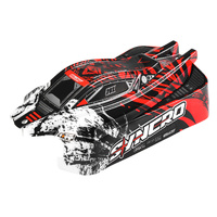 Team Corally - Polycarbonate Body - Syncro - Painted - Cut - Decals - Red Color - 1 Pc