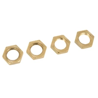 Team Corally - Wheel Nut - Aluminum - Serrated - LE - 4 Pcs