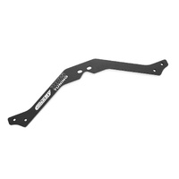 Team Corally - Chassis Brace - XL6S - Center Upper - Aluminum 7075 - 3mm - Hard Anodised - Black - Made In Italy