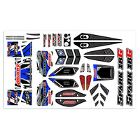 Team Corally - Body Decal Sheet - Spark XB6 - Blue - 1 pc