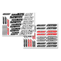 Team Corally - Body Decal Sheet - SBX-825 - Pre-Cut - 1 Pc