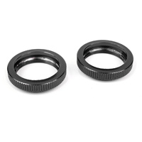 Team Corally - Shock Collar - Aluminum - Black- 2 Pcs
