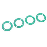 Team Corally - Diff. Gasket for Front and Rear diff 30mm - 4 pcs