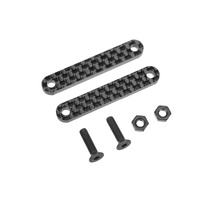 Team Corally - Chassis Brace Stiffener - Front - fits part C-00180-022 - Graphite 2.5mm - 2 pcs