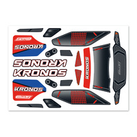 Team Corally - Body Decal Sheet  - Kronos XP 6S - 2021 - 1 pc