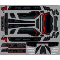 Team Corally - Body Decal Sheet - Sketer XP 4S - 1pc