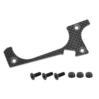 Team Corally - Suspension Arm Cover - Stiffener - HDA-4 - Lower Front - Left - Carbon 3mm - 1 Pc