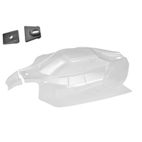 Team Corally - Polycarbonate Body - Asuga XLR - Clear - Cut - Decals - 1 Pc